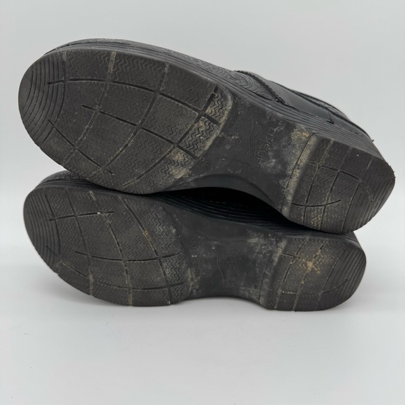 Dansko LT Professional Floral Tooled Black Leather Clogs Size EU 41/US 10.5-11 - Picture 9 of 12